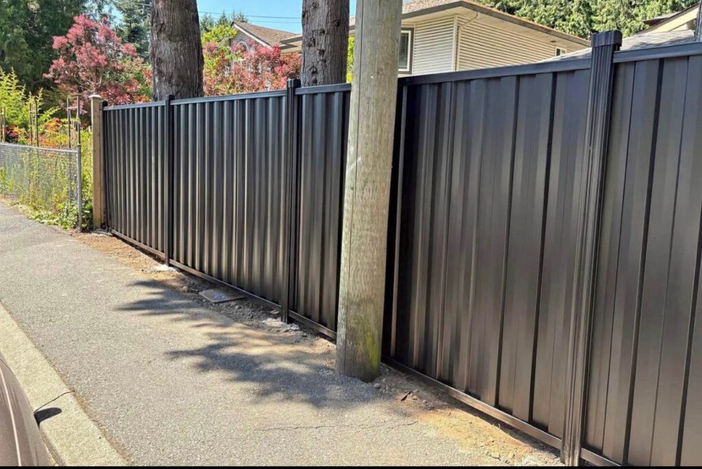 Fencing installation in Port Moody, BC Canada